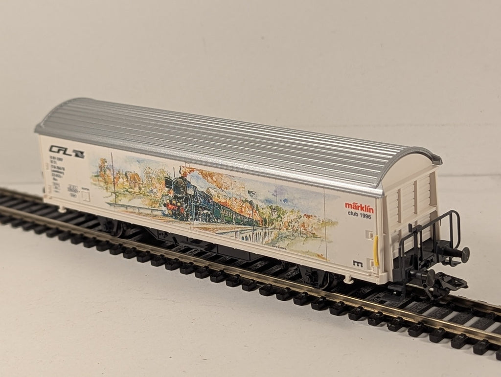 Märklin HO Gauge CFL Sliding Wall Wagon Hbis '50 Years CFL' Goods Wagon
