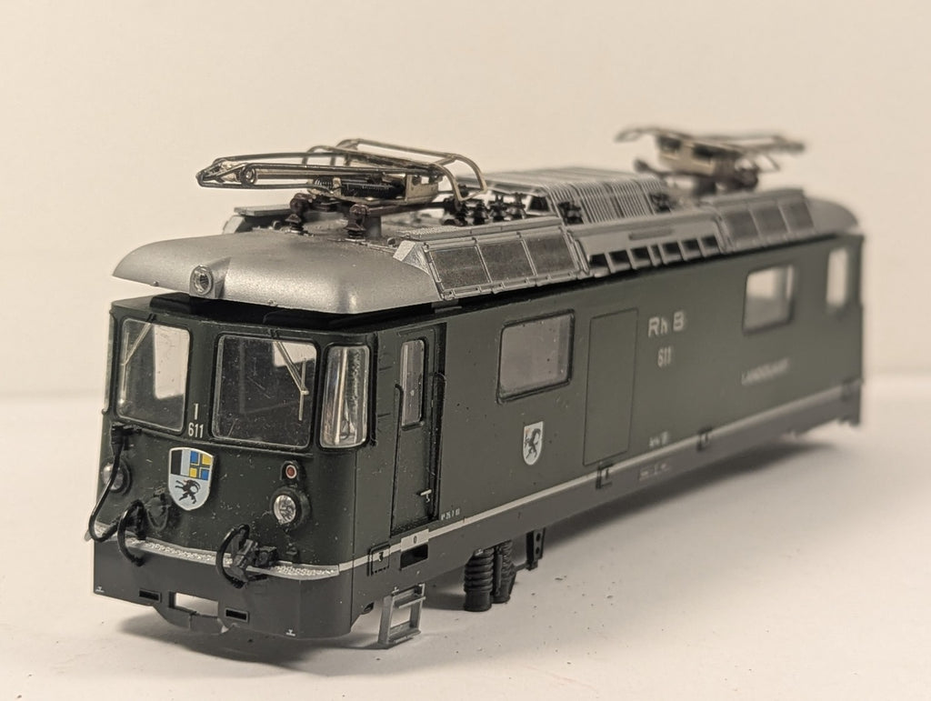 Bemo 1258 111 H0eGauge RhB Class Ge 4/4 II ElectricLocomotive Body Shell - Boxed
