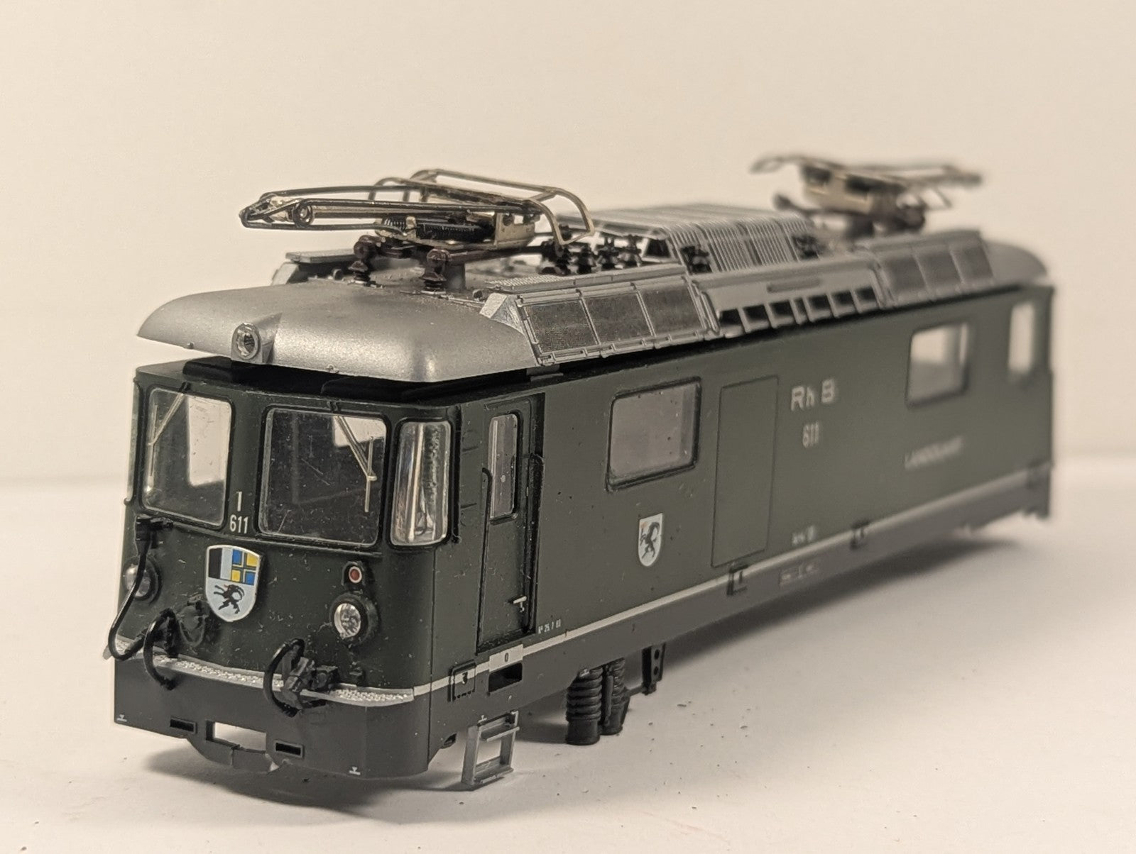 Bemo 1258 111 H0eGauge RhB Class Ge 4/4 II ElectricLocomotive Body Shell - Boxed