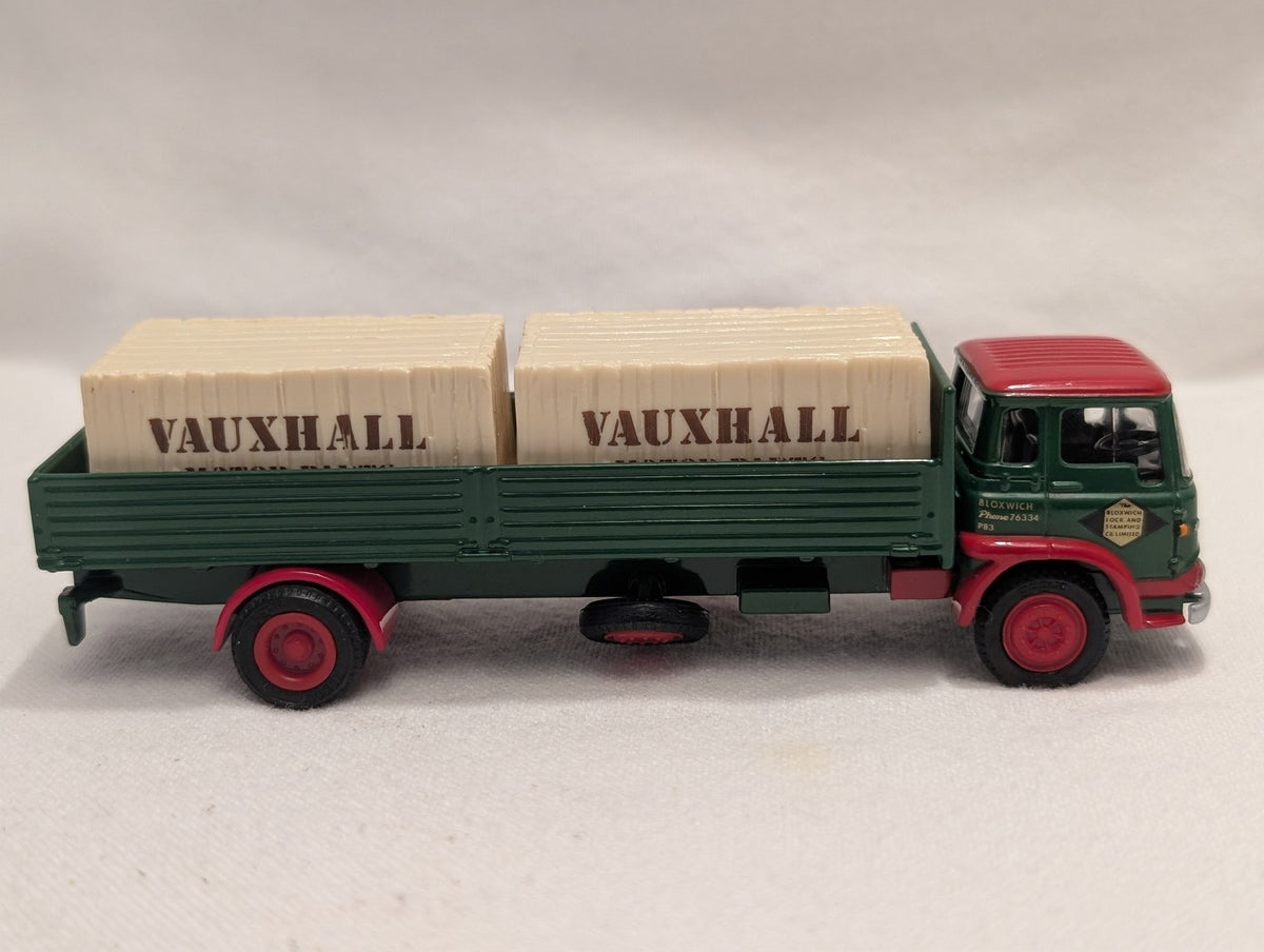 EFE 1:76 Scale Bedford TK 2-Axle Flatbed Truck Bloxwich Lock & Stamping