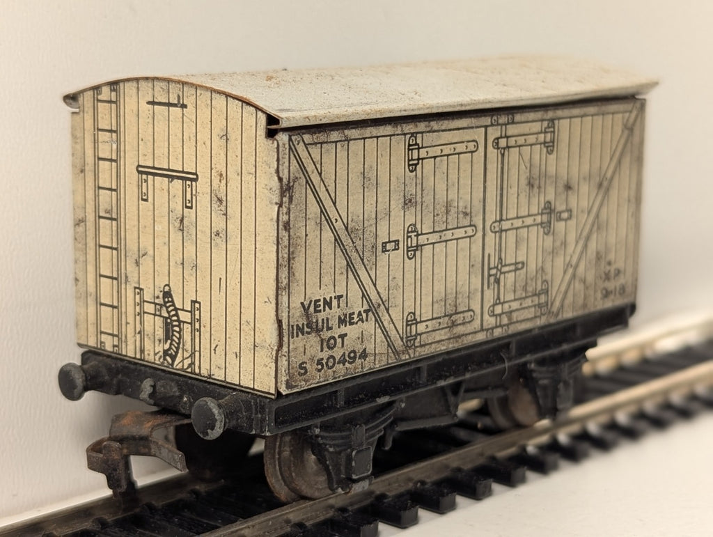 Hornby Dublo 10 Ton Insulated Meat Van Tinplate OO Gauge