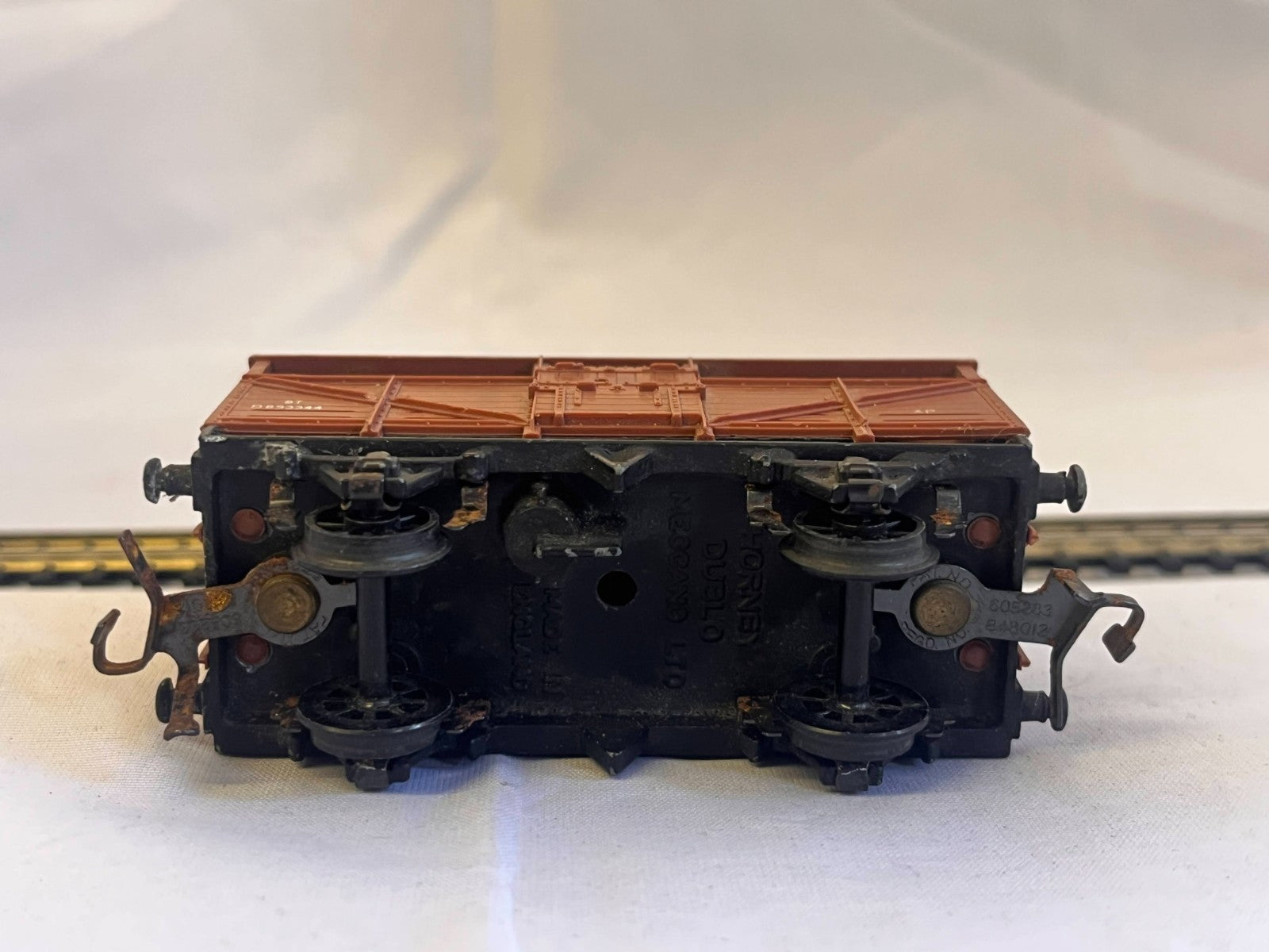 Hornby Dublo OO Gauge Brown 8 Ton Cattle Wagon Boxed