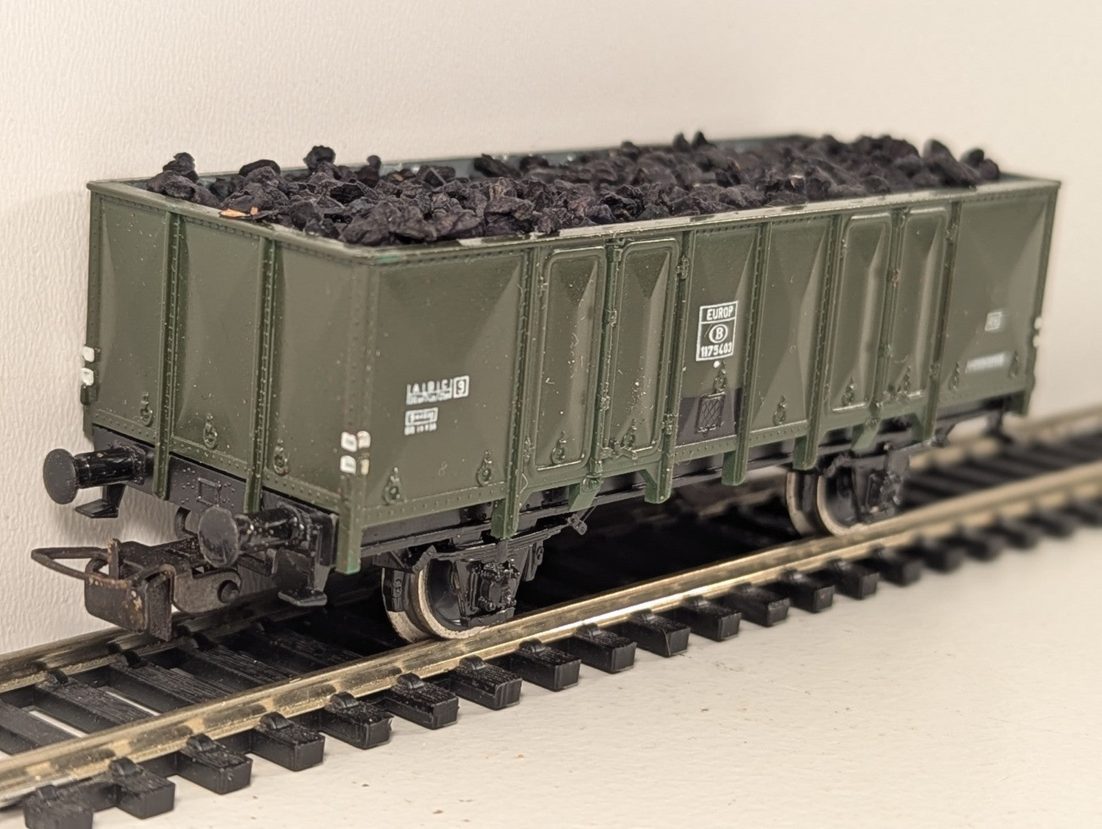 Piko HO Gauge Europ Green Open Truck Wagon