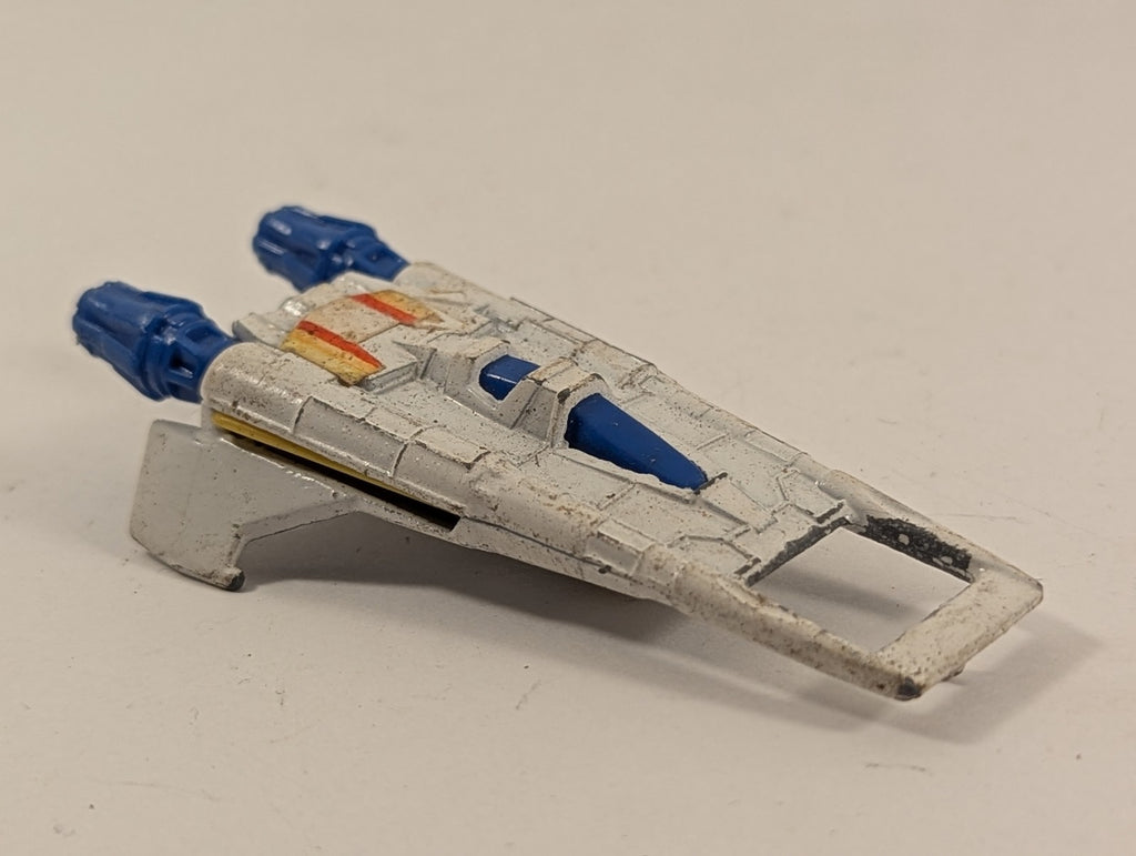 Corgi Buck Rogers Starfighter Die-cast Model White with blue and yellow details