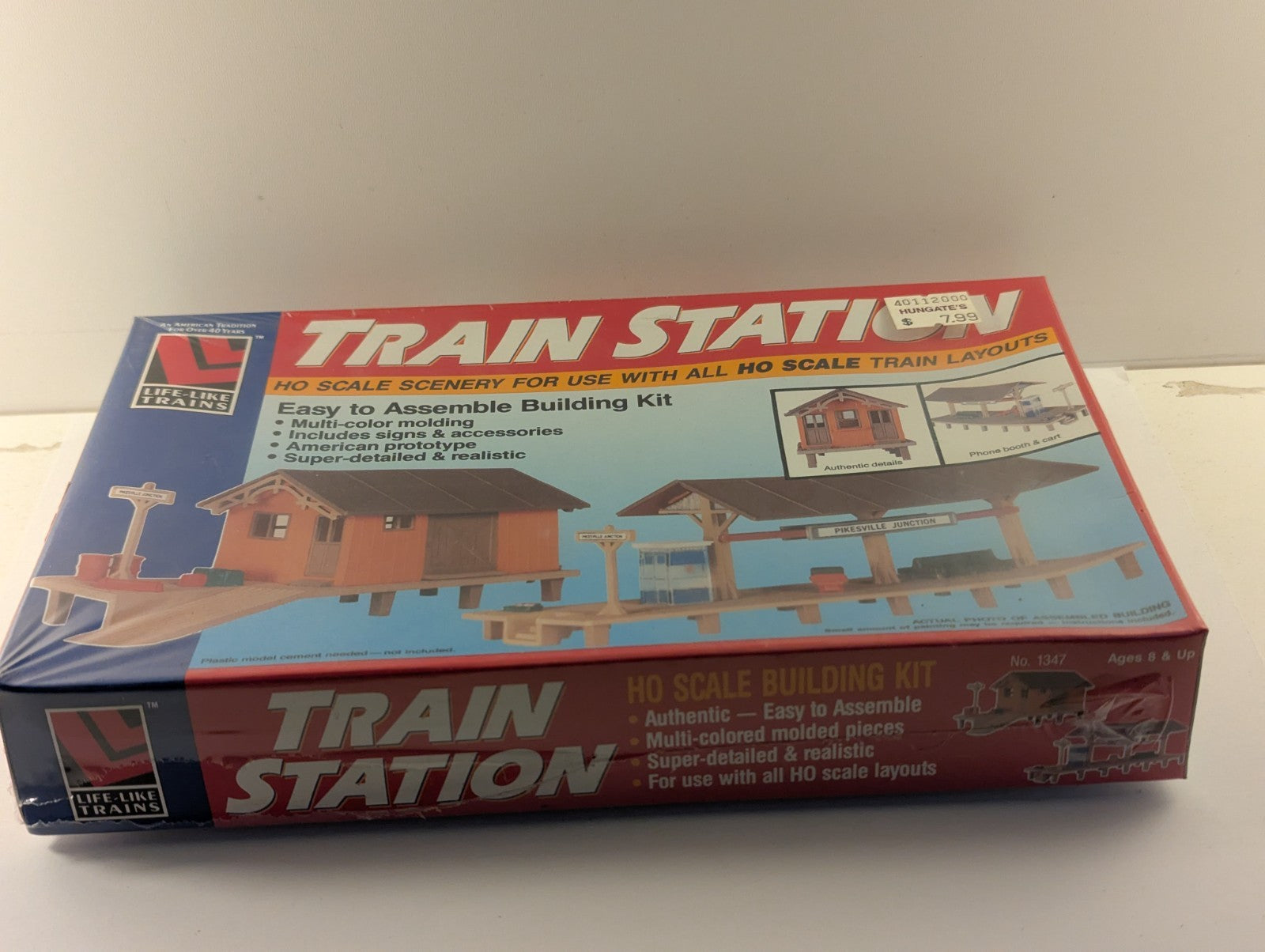 Life-Like Trains HO Scale Train Station Building Kit 1347