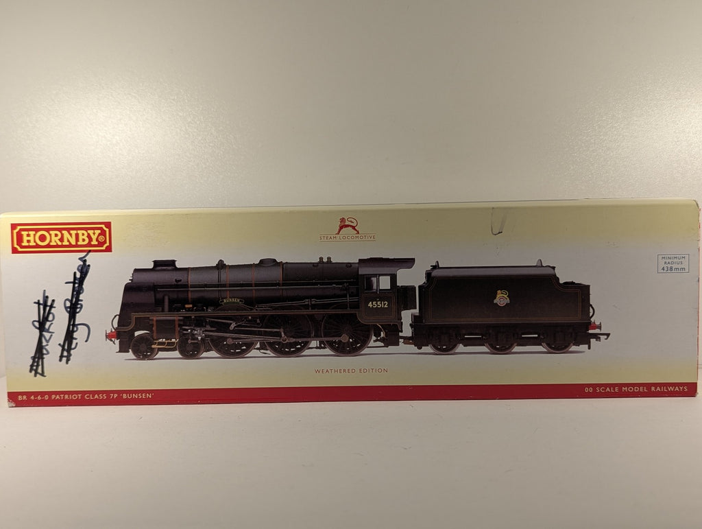 Hornby OO Gauge BR 4-6-0 Patriot Class 7P 'Bunsen' Steam Locomotive 45512