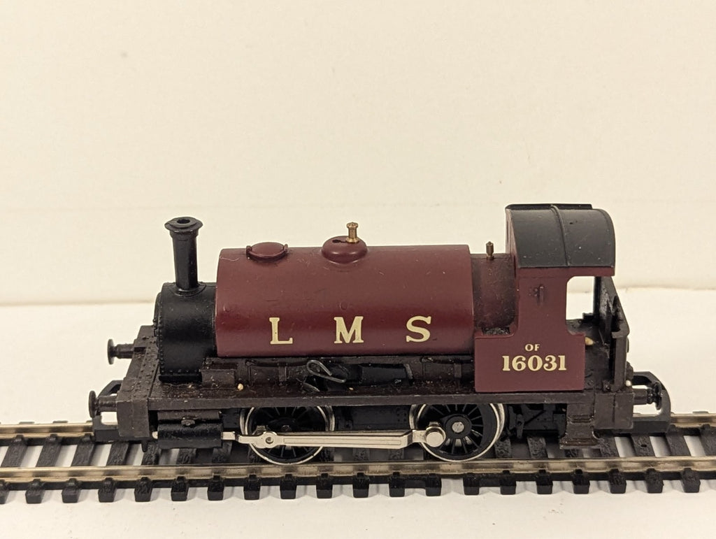 Hornby R152 LMS Class 0F "Pug" 0-4-0ST Locomotive Maroon - Spares/Repairs