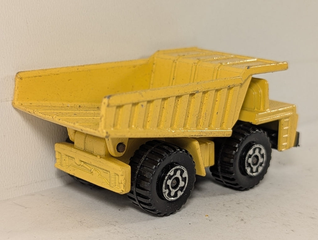 Matchbox Faun Dump Truck Die-cast Model Yellow 58