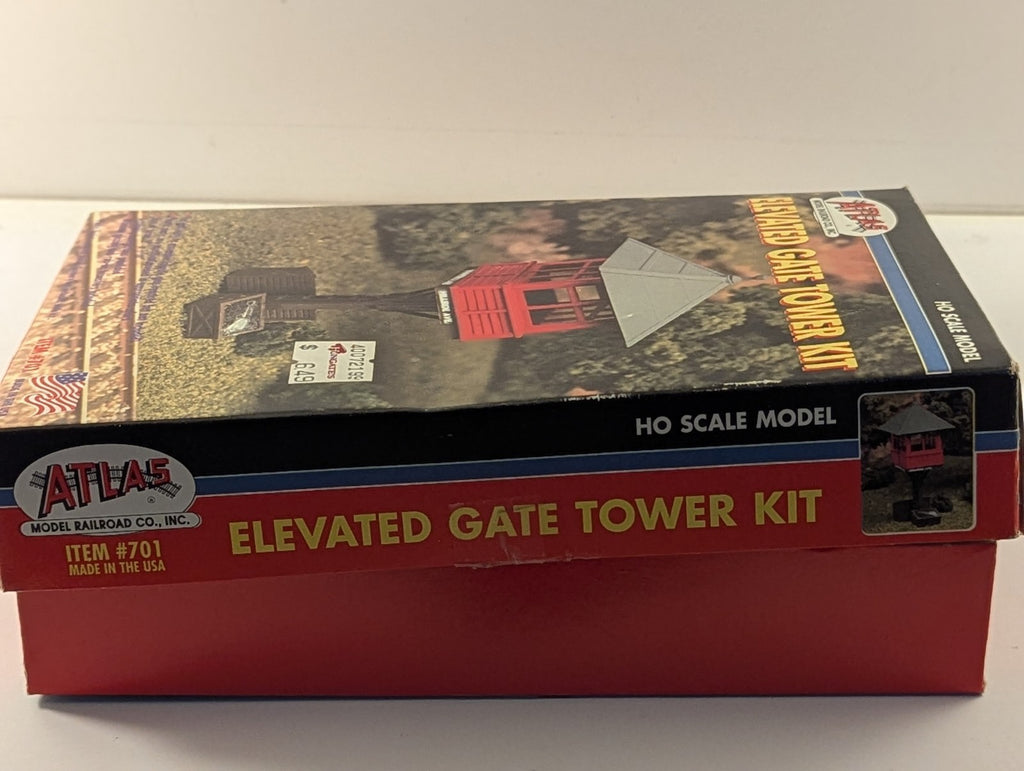 Atlas HO Scale Elevated Gate Tower Kit Building Kit 701