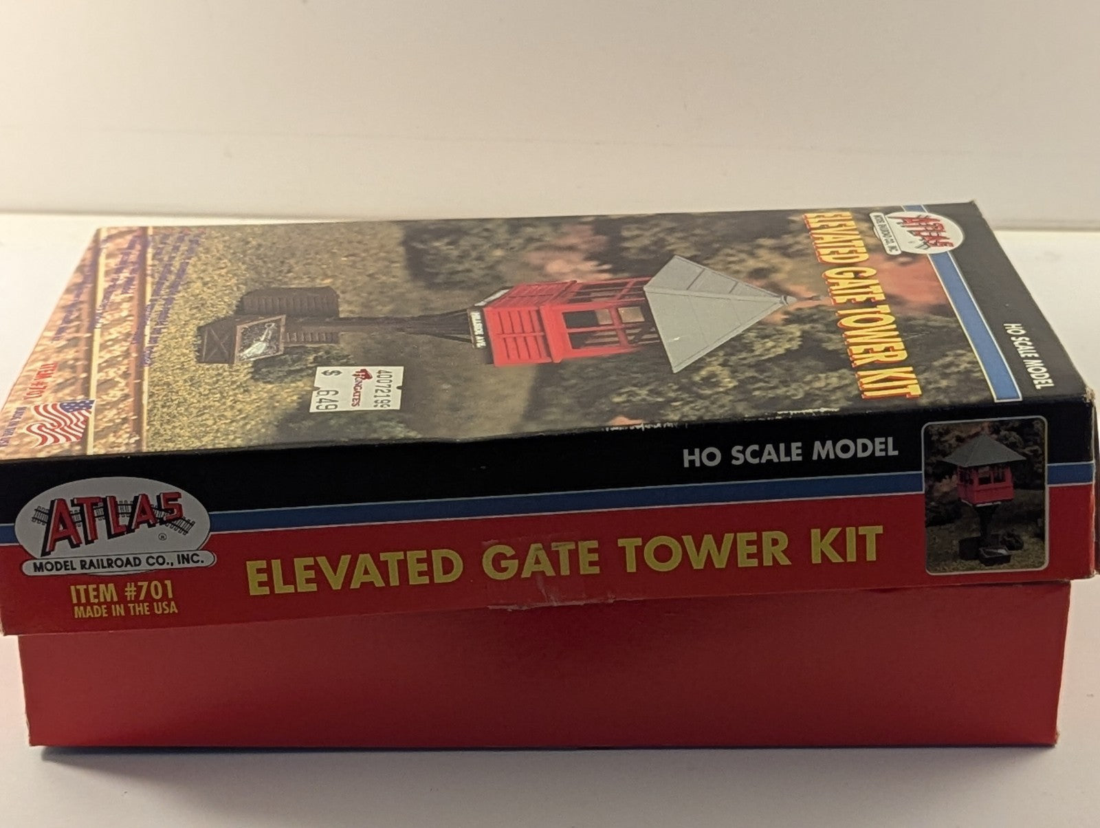 Atlas HO Scale Elevated Gate Tower Kit Building Kit 701