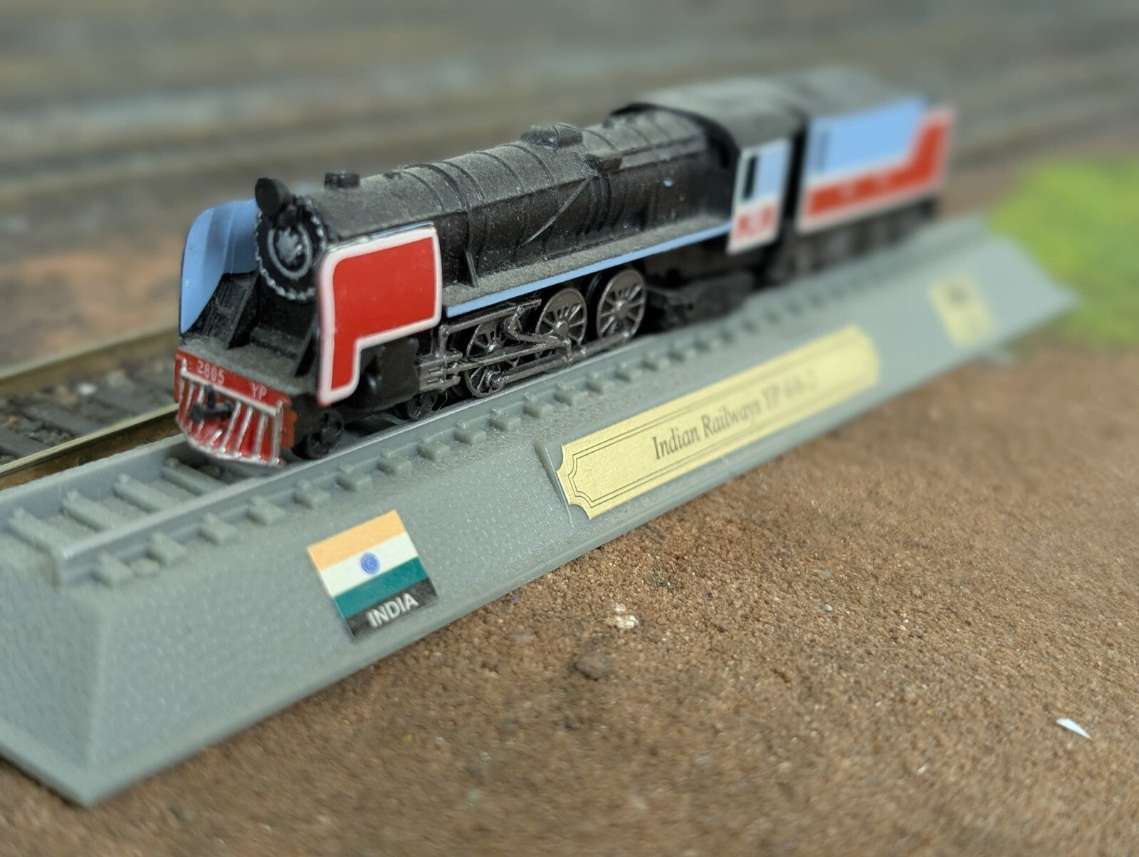 del Prado Diecast - Indian Railways YP 4-6-2 Locomotive & Tender N 1:160 Scale