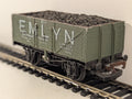 Dapol OO Gauge 7 Plank Open Wagon 811 Emlyn Anthracite Colliery Green