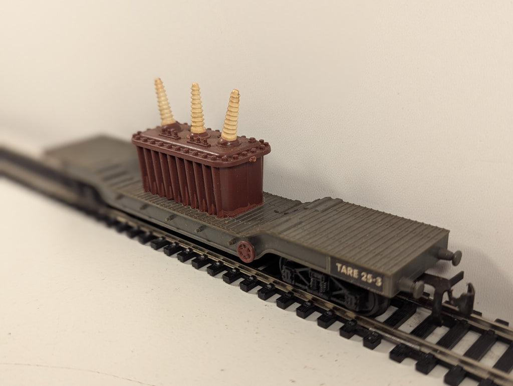 Jouef HO Gauge Bogie Well Wagon With Transformer Load