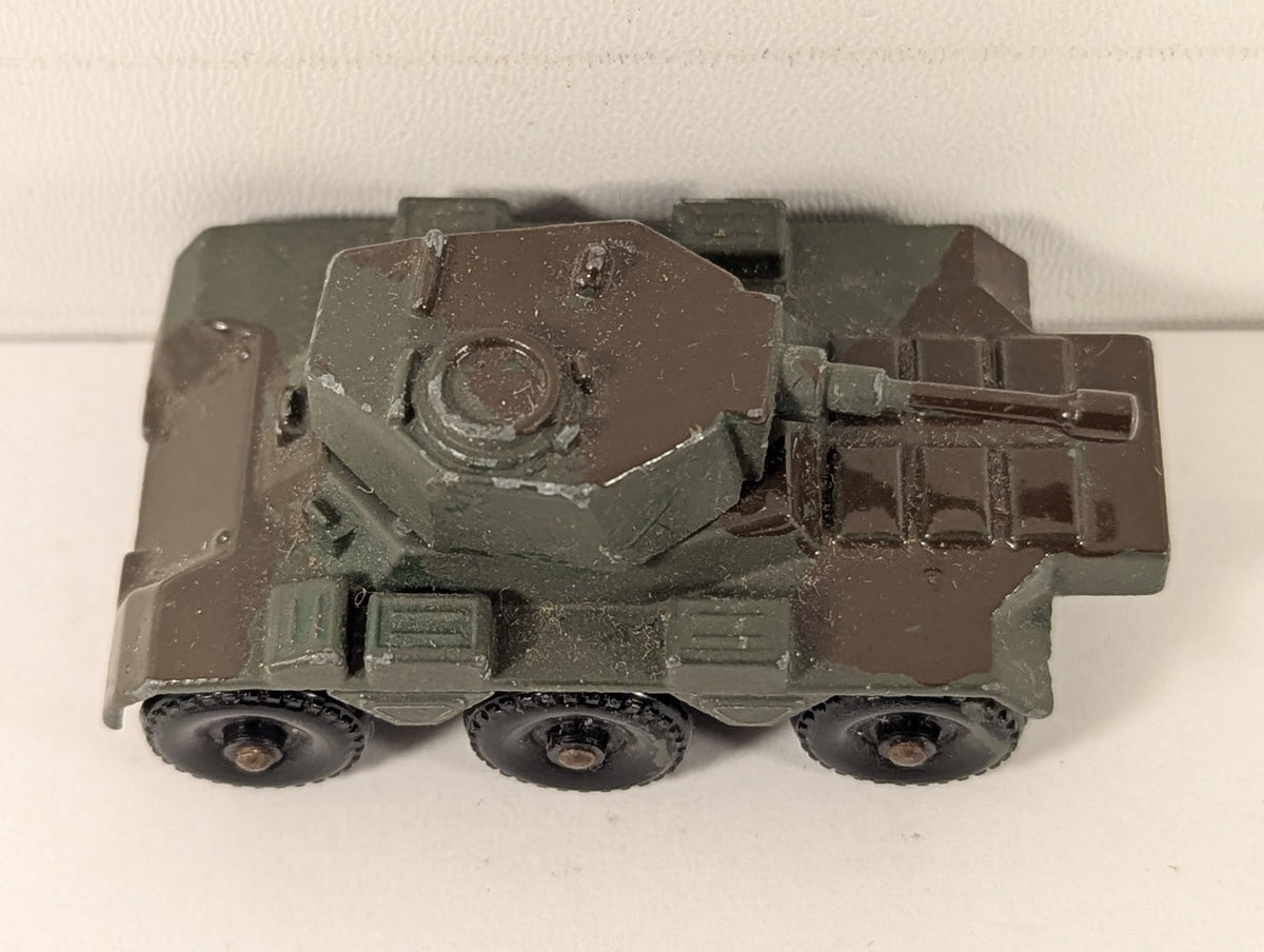 Lesney Saladin Armoured Car 6x6 Die-cast Vehicle Olive Green & Brown 67
