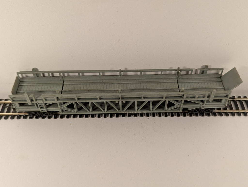 Tri-ang OO Gauge Double Deck Car Transporter Goods Wagon Grey R342