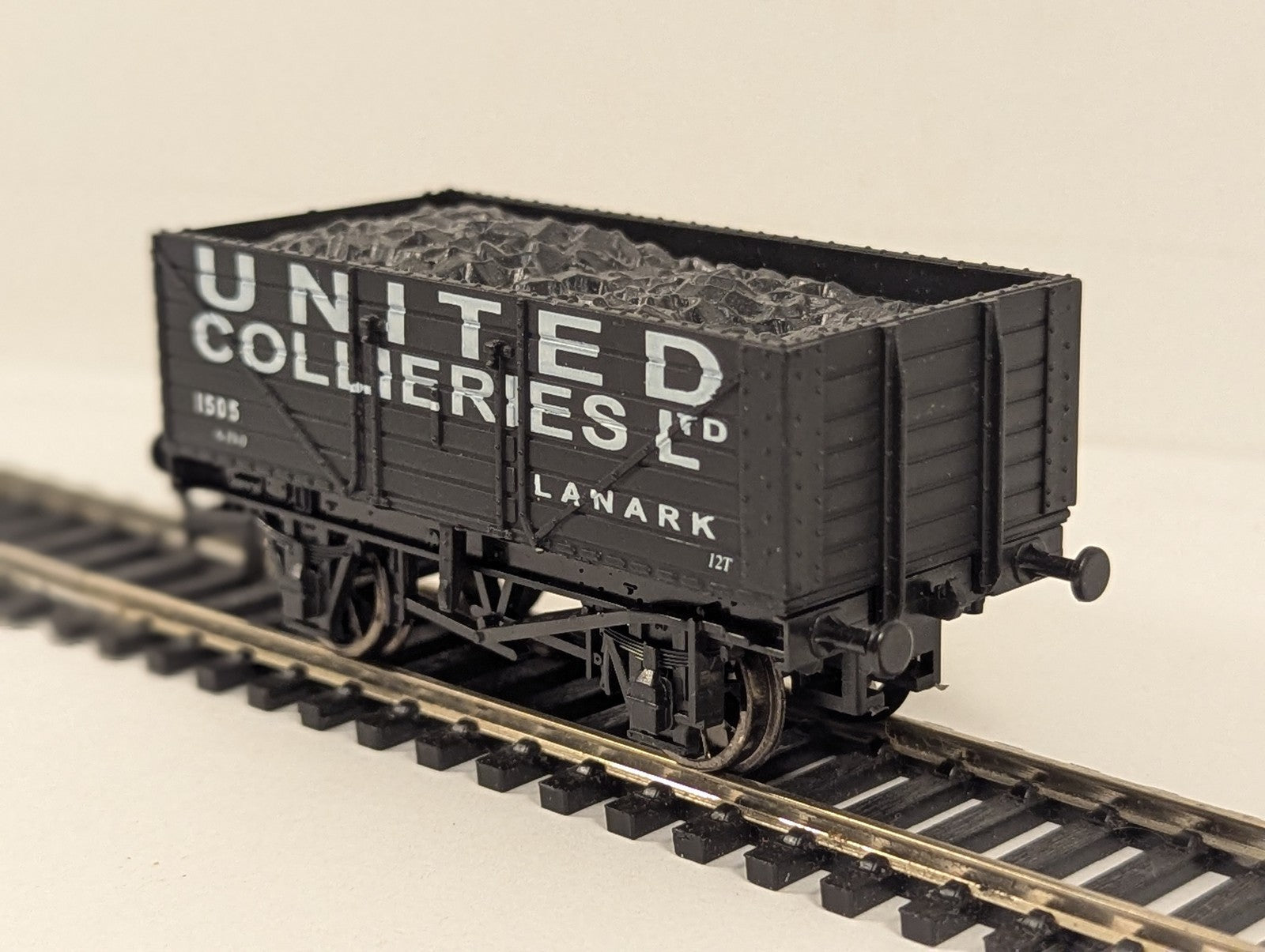 Dapol OO Gauge United Collieries Ltd Lanark 7 Plank Wagon Goods Wagon 1505