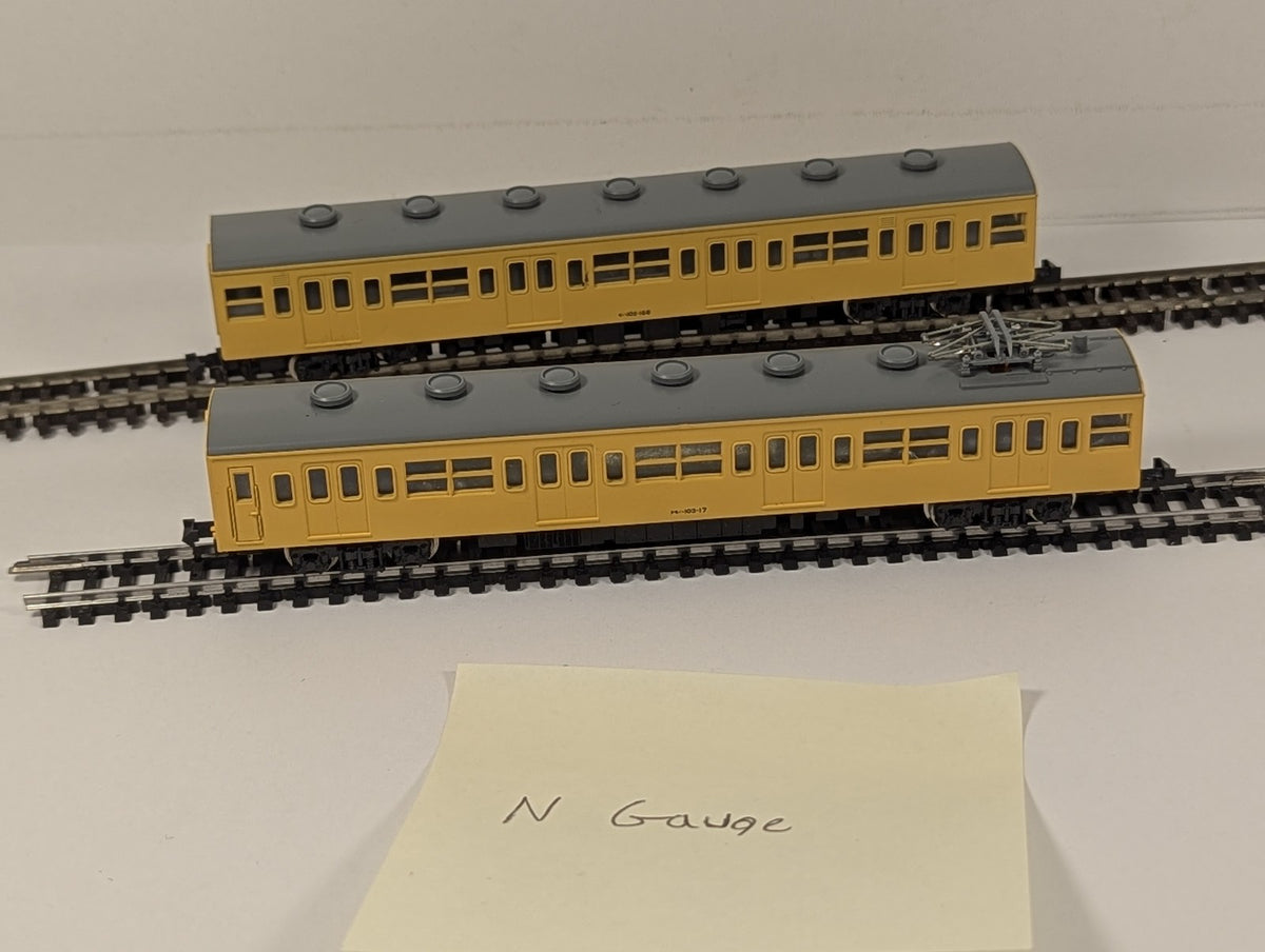 Kato N Gauge JNR 103 Series 2-Car EMU Electric Multiple Unit Kumoha 103-17