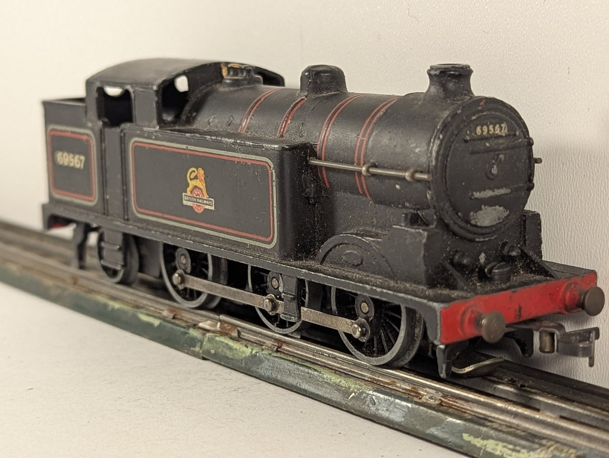 Hornby Dublo OO Gauge Class N2 0-6-2T Steam Locomotive 69567 BR Black EDL17