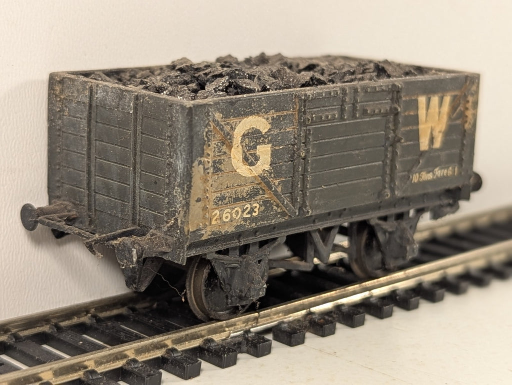 Kitbuilt OO Gauge GWR 5-Plank Wagon Open Wagon 26023 GWR Grey