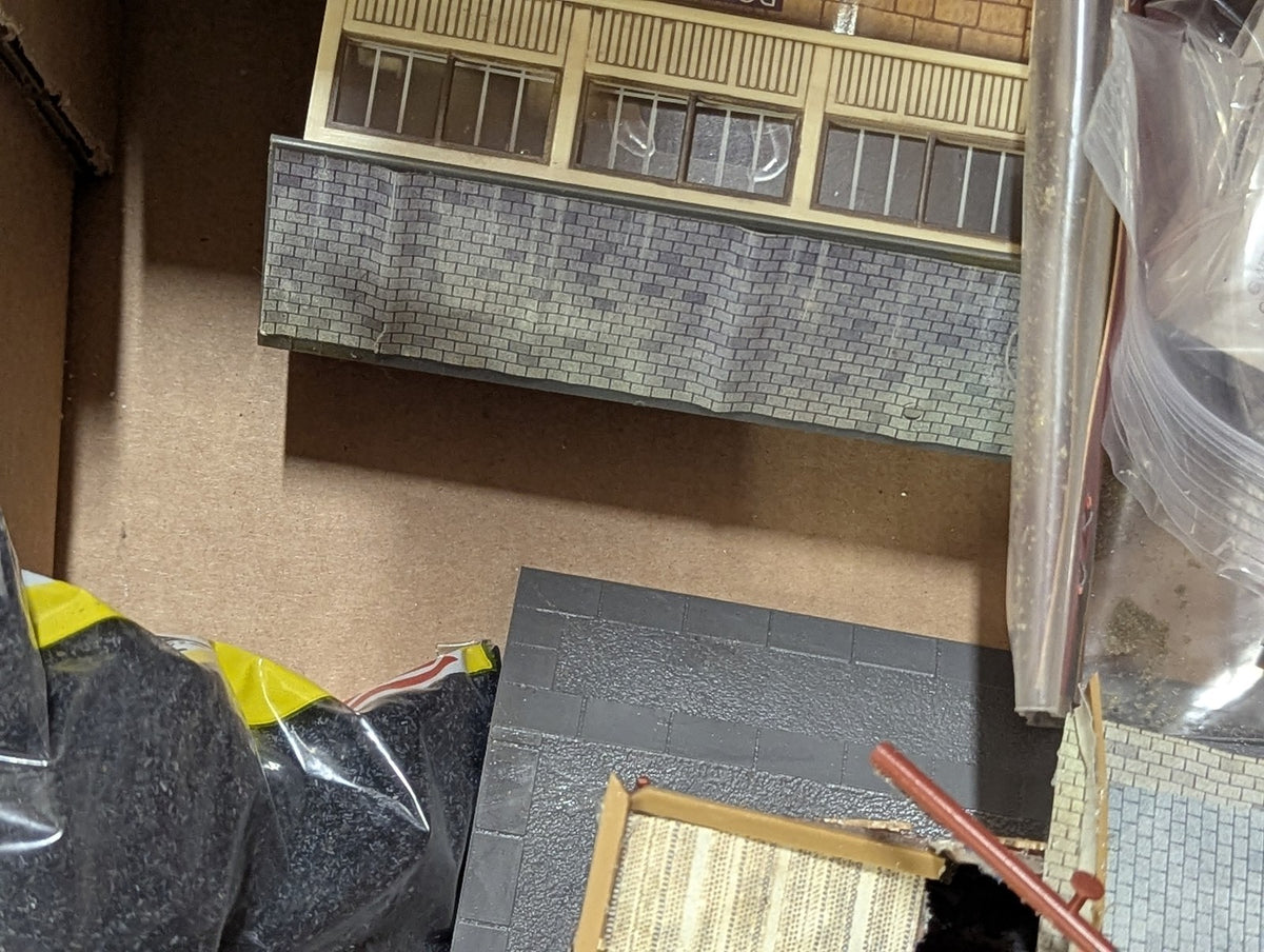 Mixed OO Gauge Scenic Accessories, Buildings and Coach Job Lot