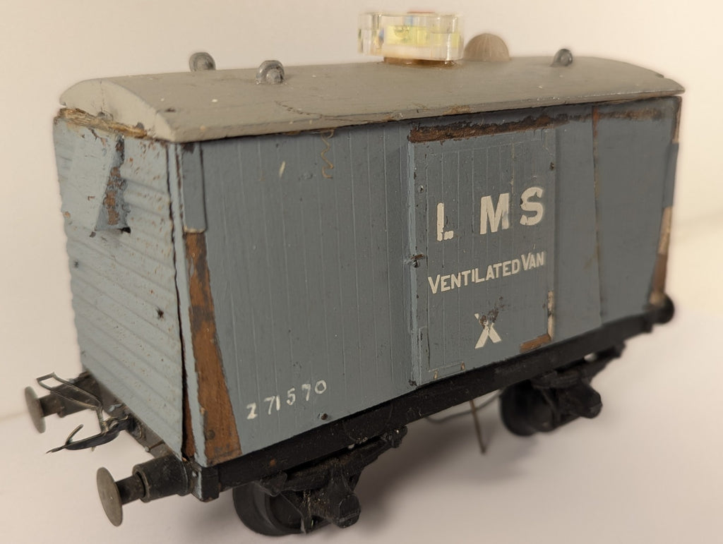 O Gauge Wooden Built LMS Ventilated Van