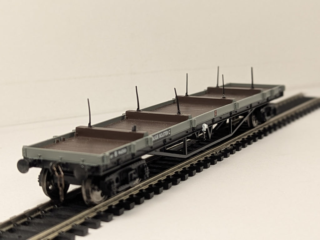 Bachmann OO Gauge 30T Bogie Bolster C Wagon Bogie Bolster Wagon B 943501 BR Grey