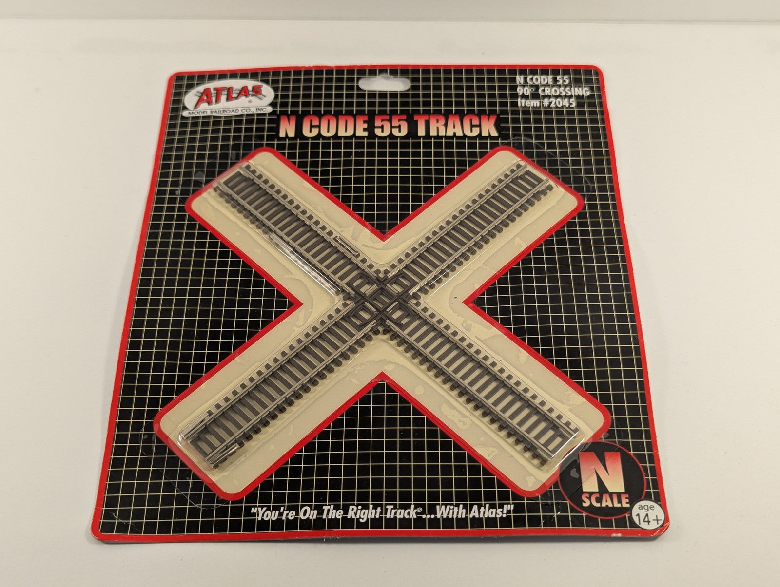 Atlas N Scale 90° Crossing Track 2045