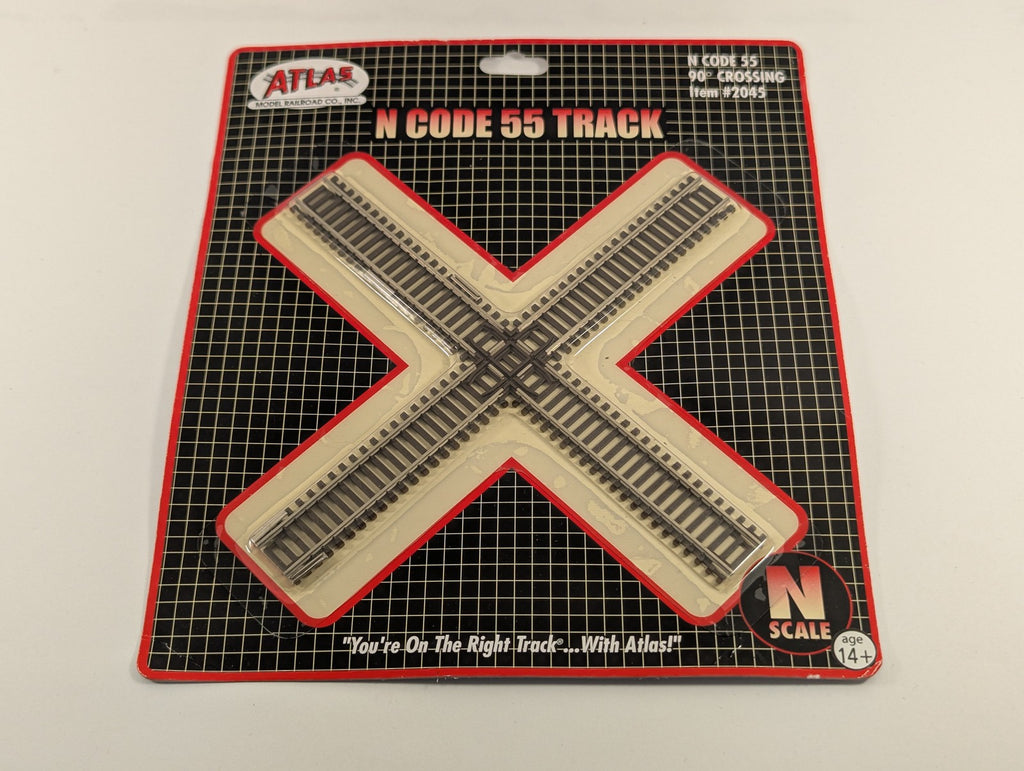 Atlas N Scale 90° Crossing Track 2045