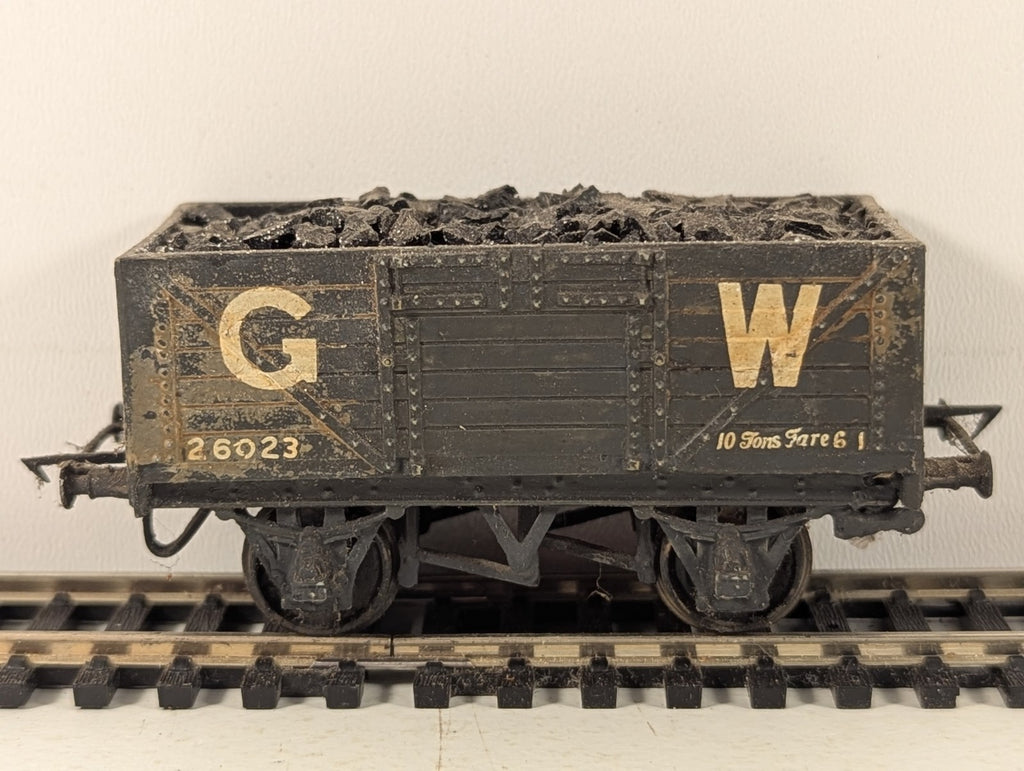Kitbuilt OO Gauge GWR 5-Plank Wagon Open Wagon 26023 GWR Grey