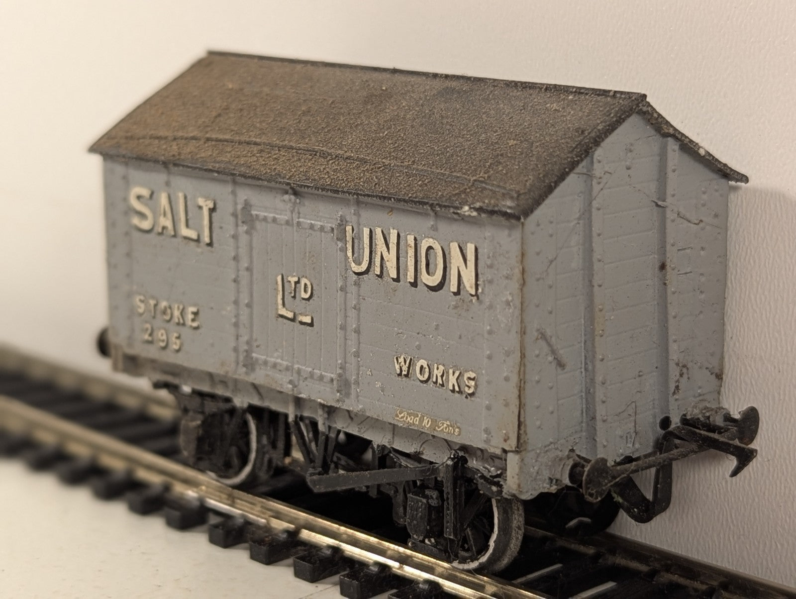 Kitbuilt Salt Van Goods Wagon 295 Salt Union Ltd Grey