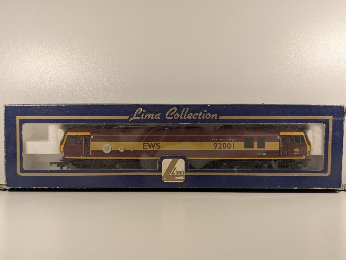 Lima L204672 Class 92 92001 “Victor Hugo” in EWS Maroon Livery