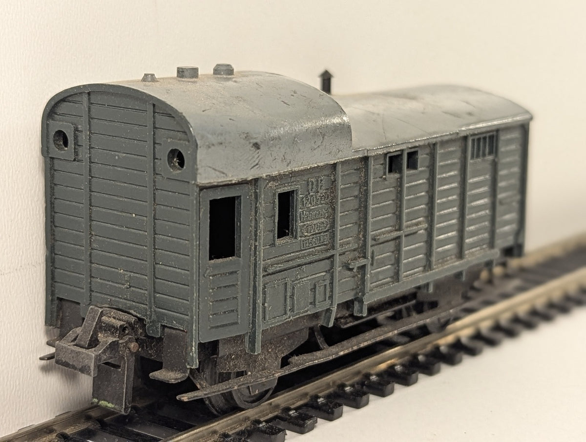 Fleischmann HO Gauge DB Güterzuggepäckwagen Pwg Brake Van 120520 DB Green 1405