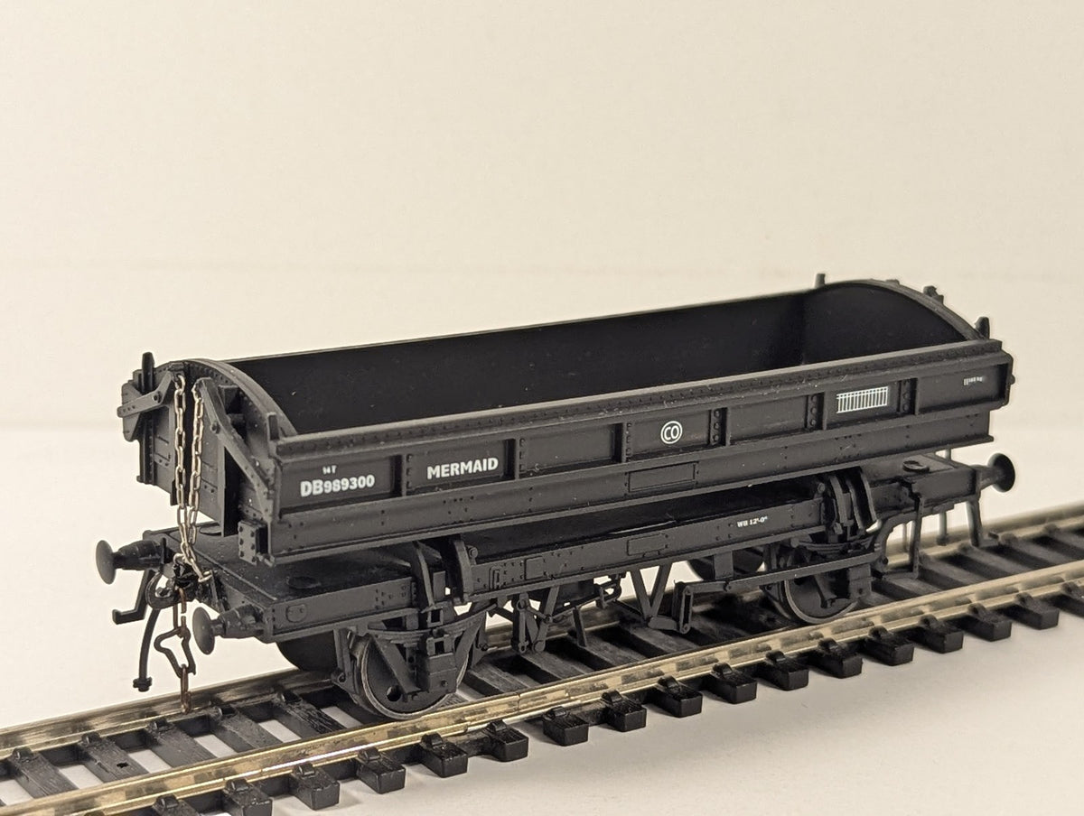 Flangeway ME-3 Mermaid ballast wagon in BR black DB989264