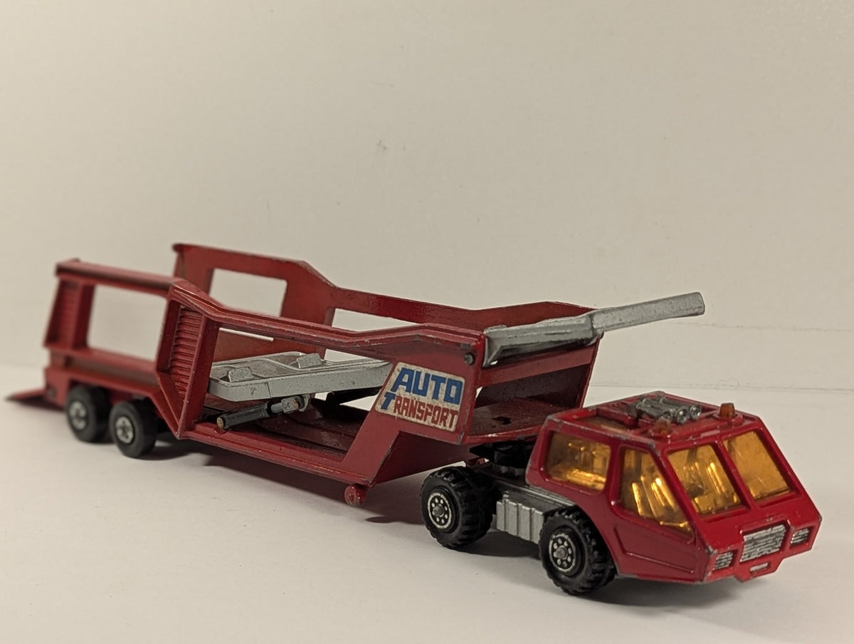 Matchbox Super Kings K-10 Car Transporter Die-cast Vehicle Red, Auto Transport