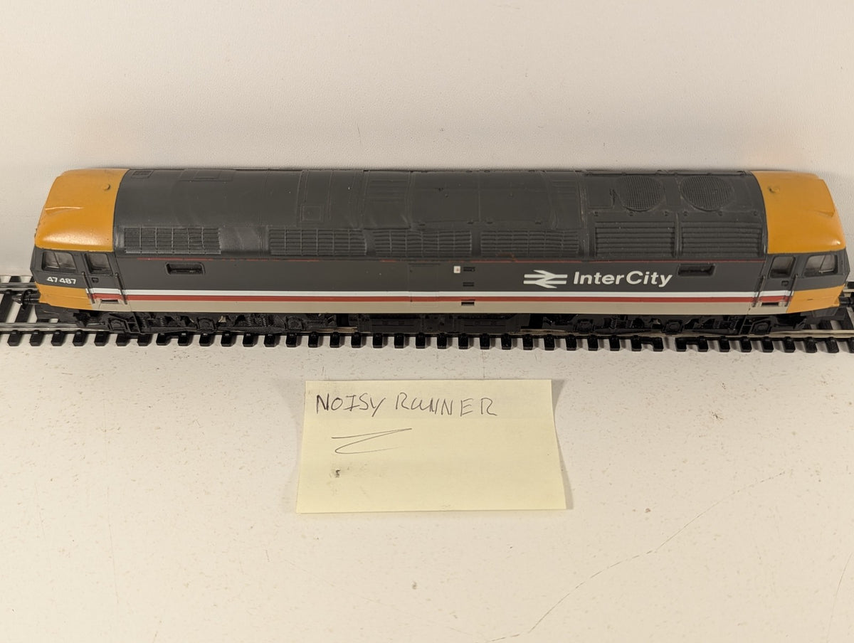 Hornby OO Gauge Class 47 Diesel Locomotive 47487 BR InterCity Executive R801