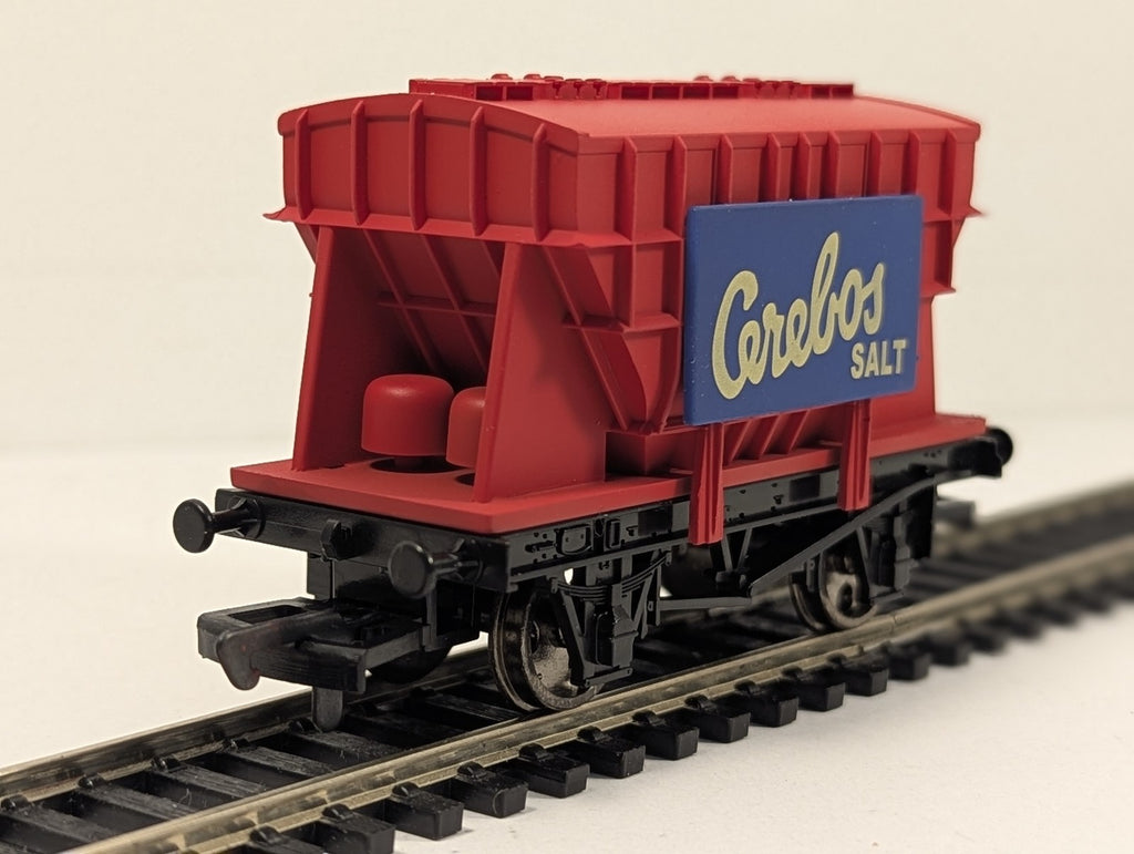 Dapol OO Gauge Presflo Hopper Wagon Goods Wagon Cerebos Salt Red B582
