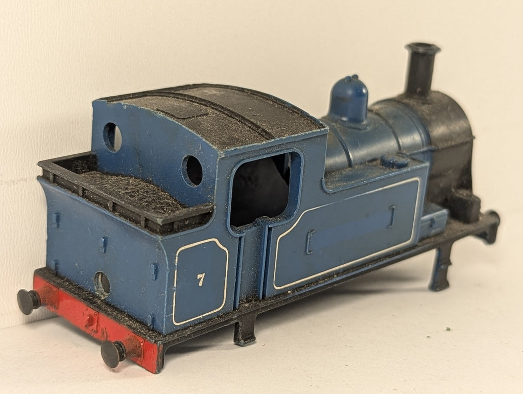 Tri-ang OO Gauge Nelly 0-4-0 Tank Locomotive Body 7 Blue R.355 Spares or Repair