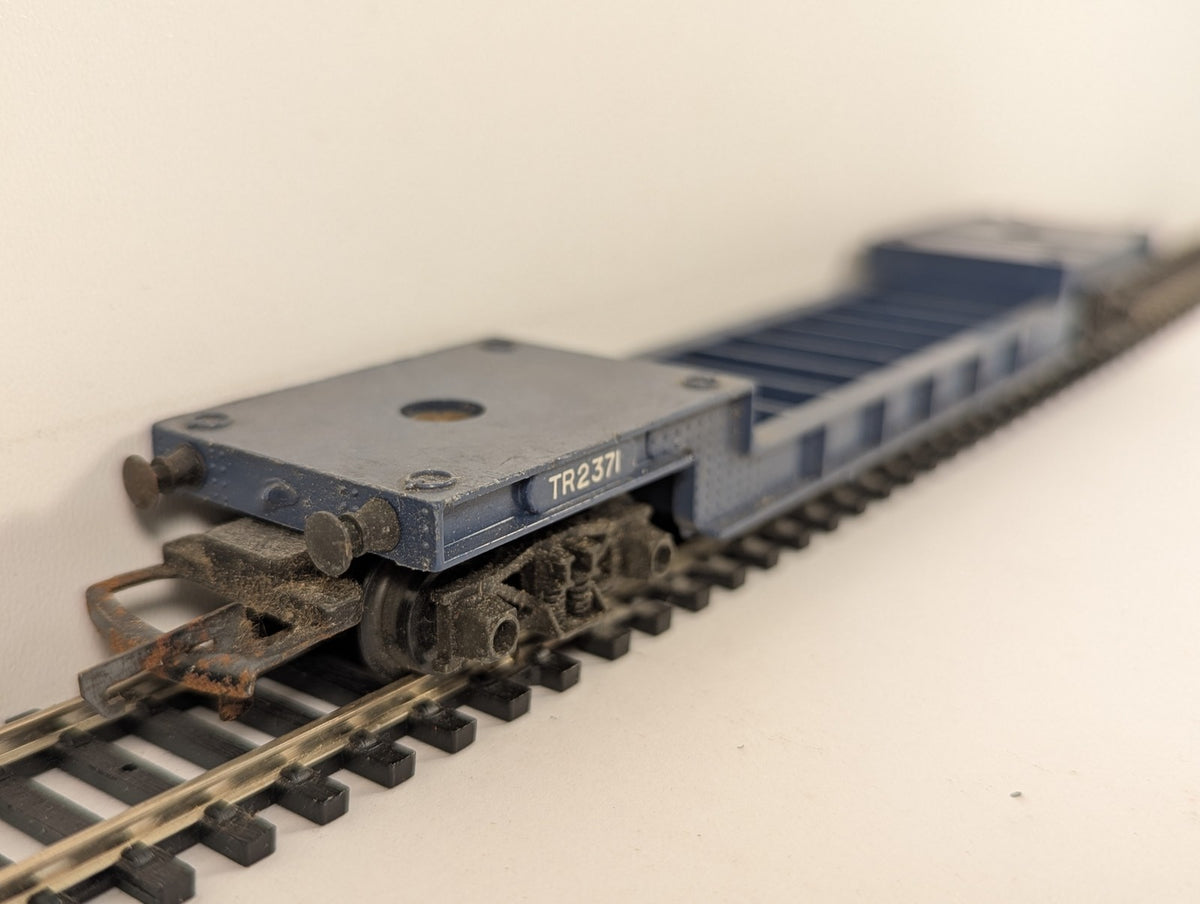 Tri-ang OO Gauge Well Wagon Goods Wagon TR2371 Blue R.118