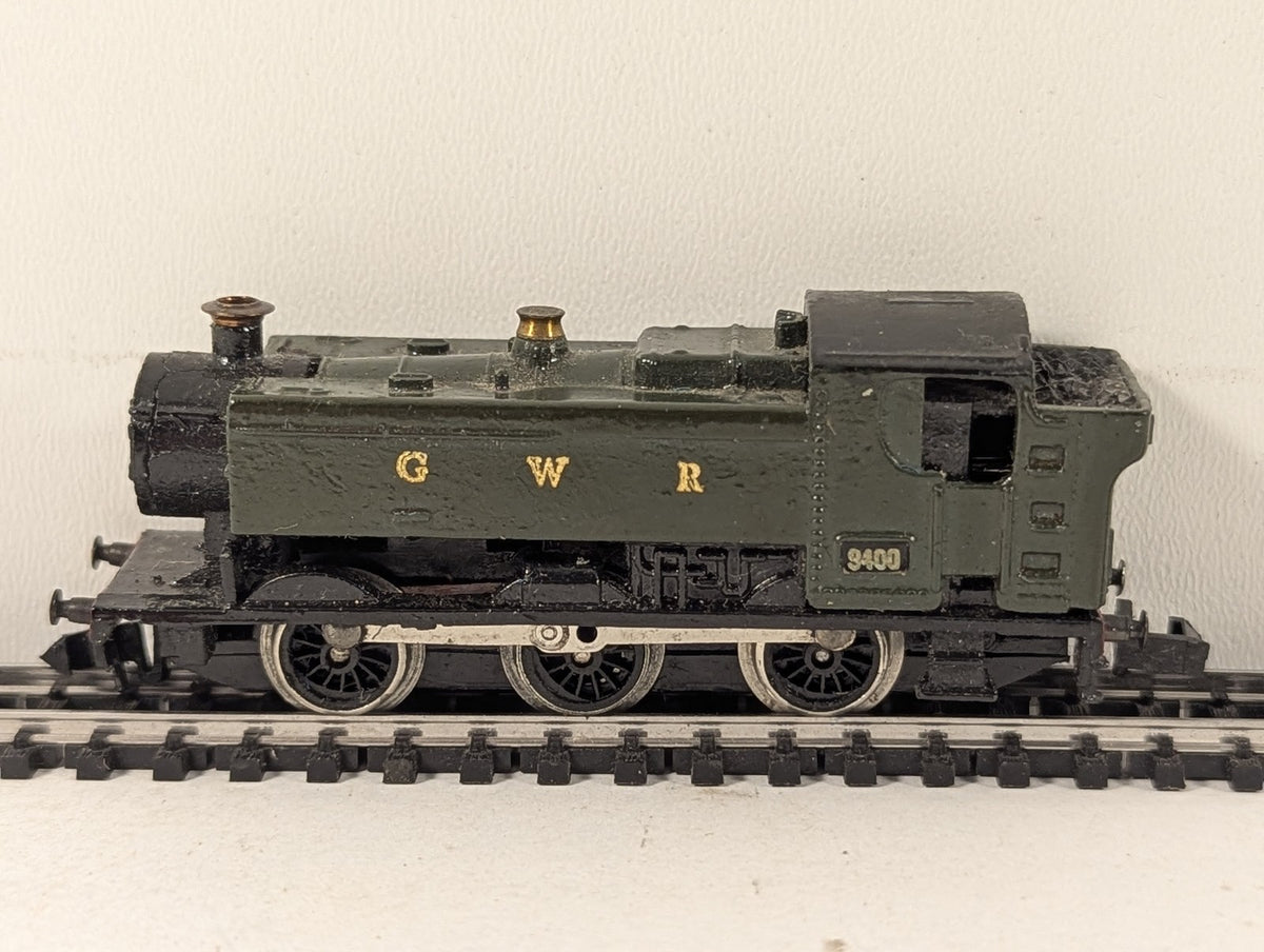 Graham Farish N Gauge Class 94xx Pannier Tank Steam Locomotive 9400 GWR Green