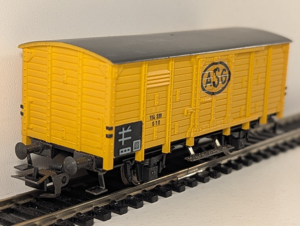Fleischmann 1464S H0 Gauge ASG DB Covered Freight Wagon