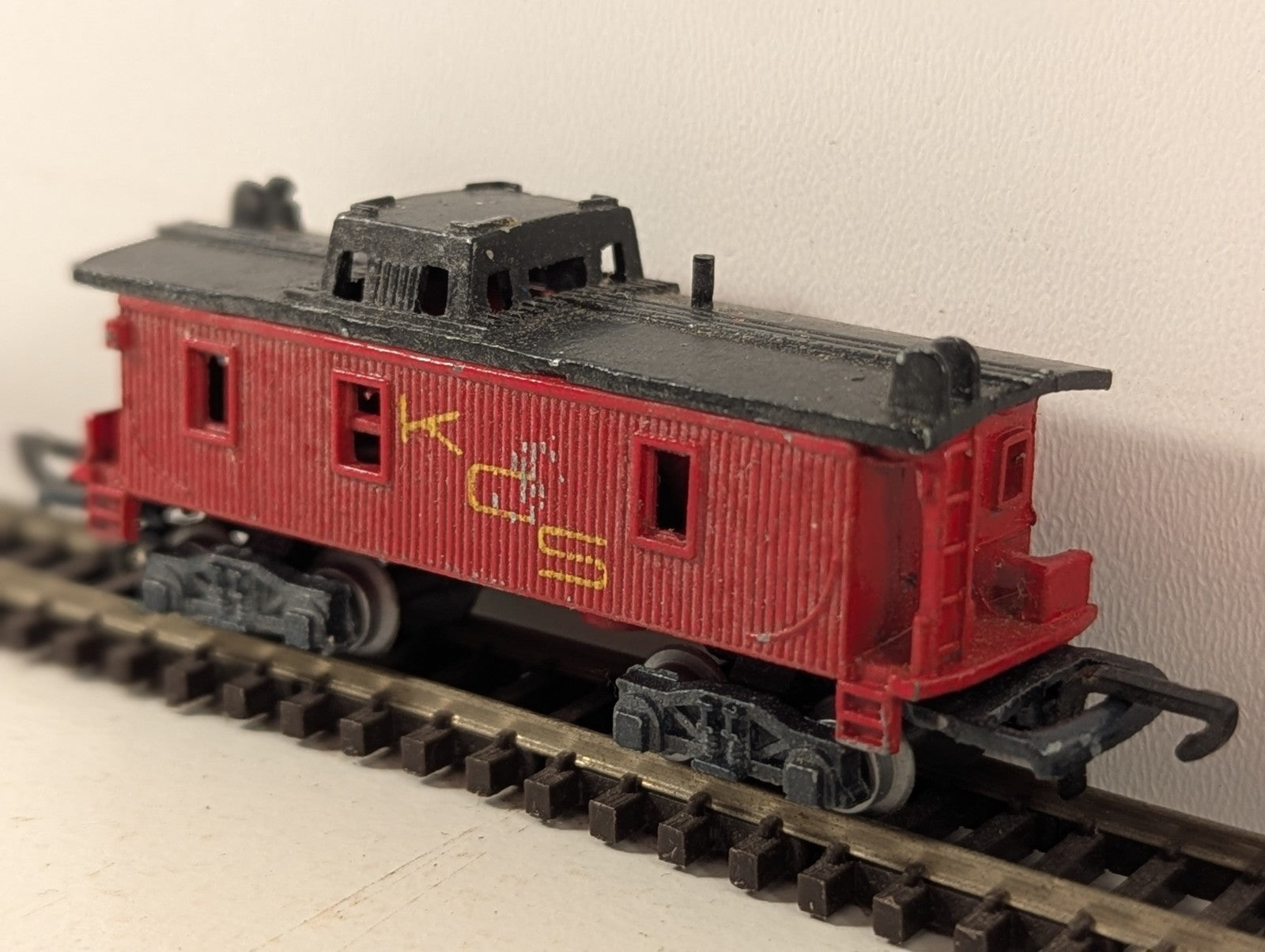 Lone Star Treble-O-Lectric N Gauge Kansas City Southern Caboose