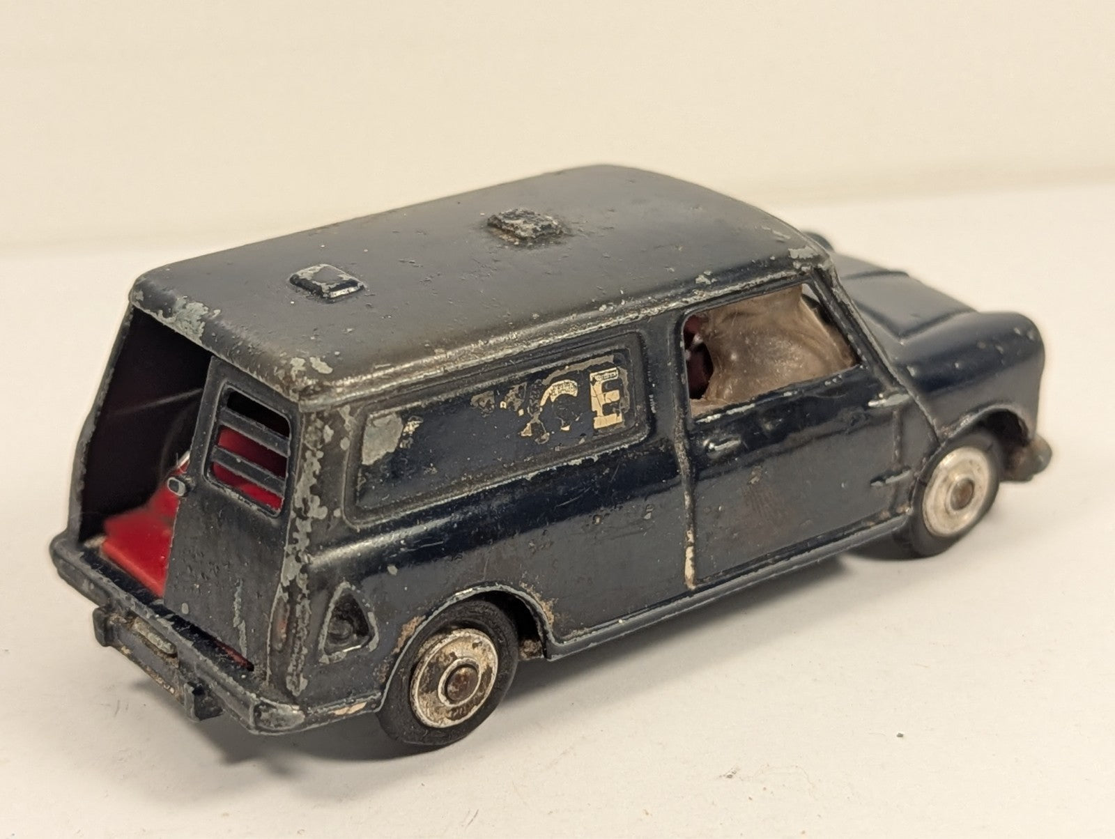 Corgi Toys 448 BMC Mini Police Van 1:43 Scale - Damaged Wheel