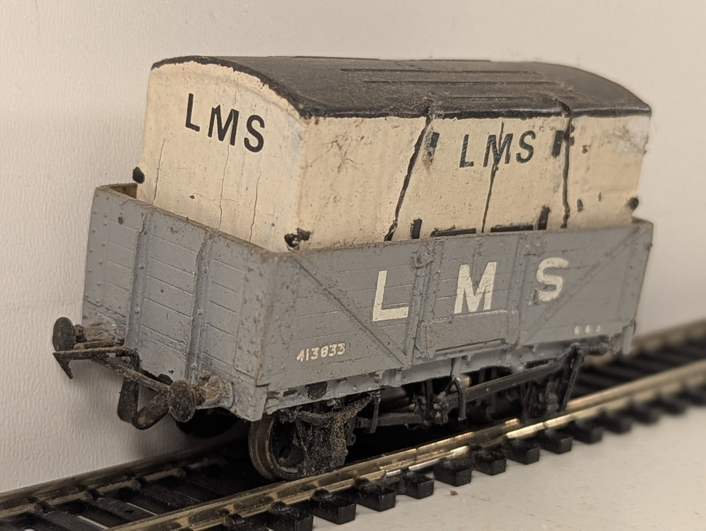 Kitbuilt OO Gauge LMS Open Wagon with Container
