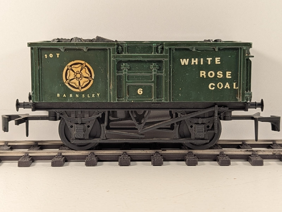 White Rose Coal Barnsley O Gauge Mineral Wagon Kit-Built Repainted