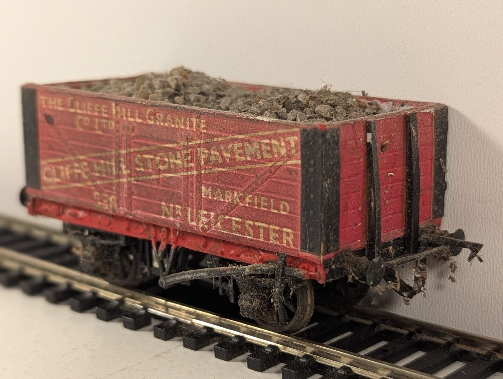 Kitbuilt Leicester Cliffe Hill Granite Co Ltd 8-Plank Private Owner Wagon