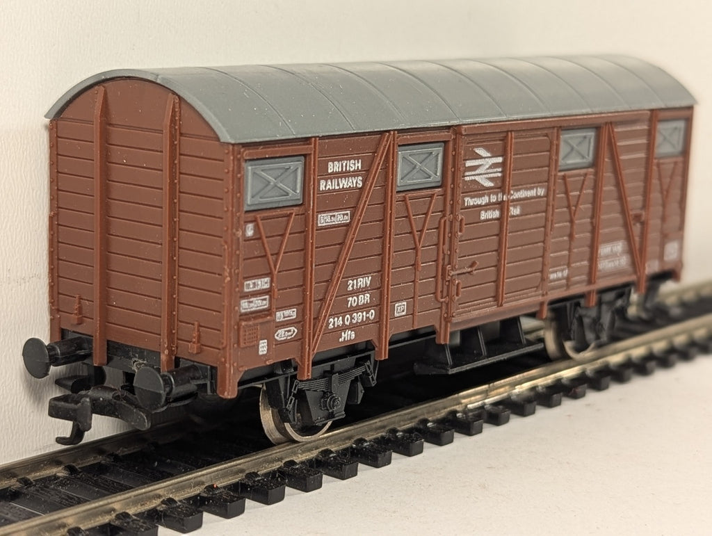 Lima OO Gauge RIV Ferry Van Goods Wagon 214 0 391-0 BR Brown 305634