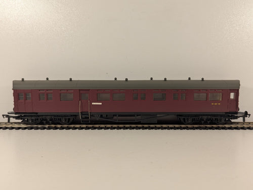 Airfix 54256-8 GWR Auto Coach BR Maroon OO Gauge Boxed - Missing Buffer Head