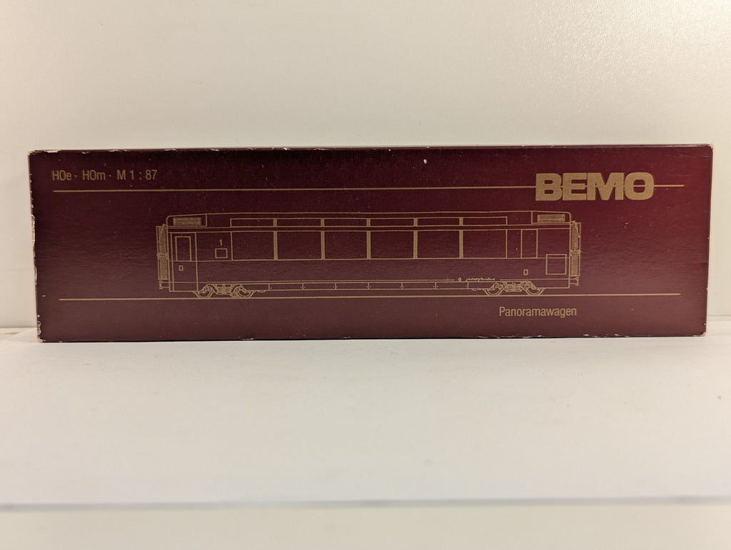 Bemo 3288 202 HOe Gauge Furka-Oberalp Glacier Express First Class coach - boxed
