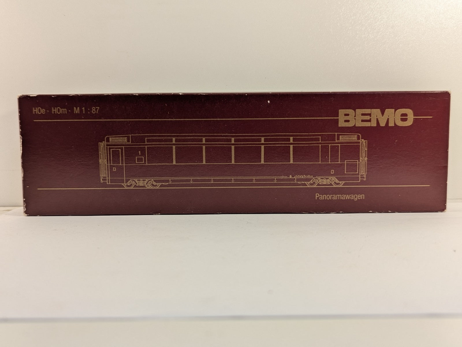 Bemo 3288 202 HOe Gauge Furka-Oberalp Glacier Express First Class coach - boxed