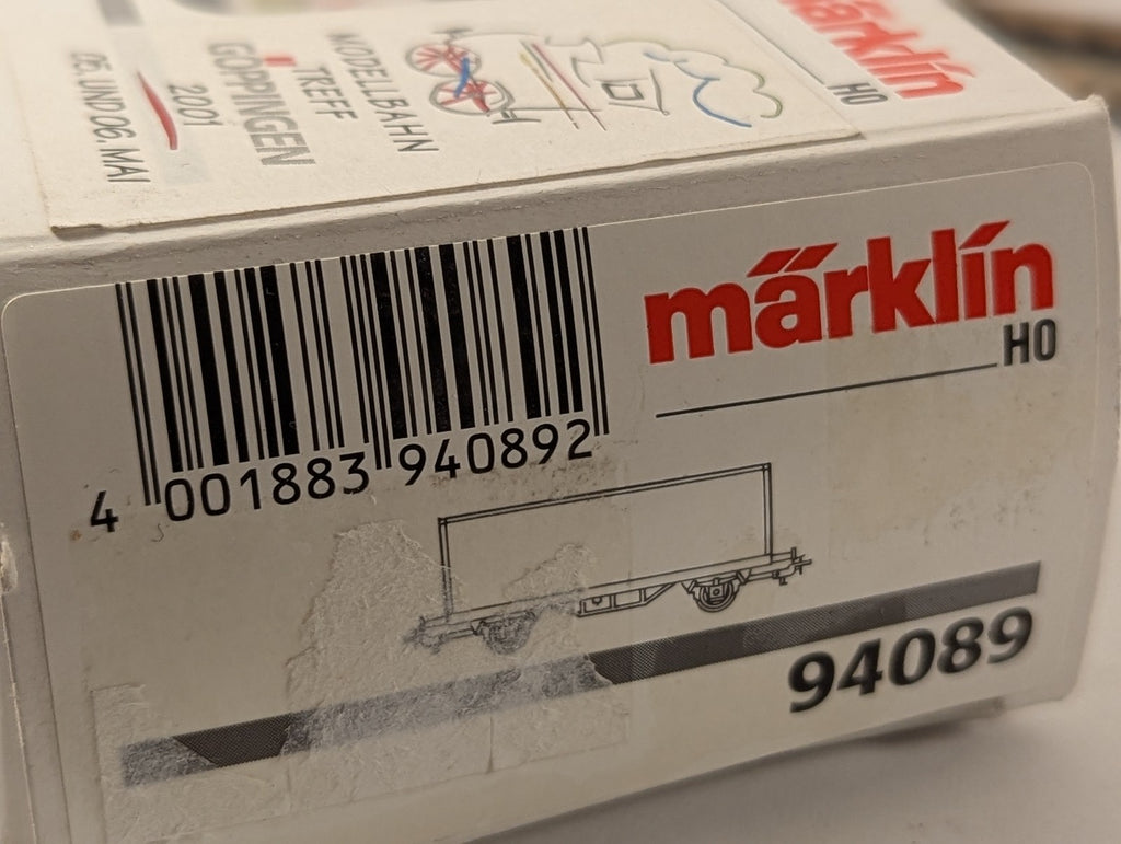 Märklin HO Gauge Container Wagon '10 Jahre Märklin Sonneberg' Goods Wagon